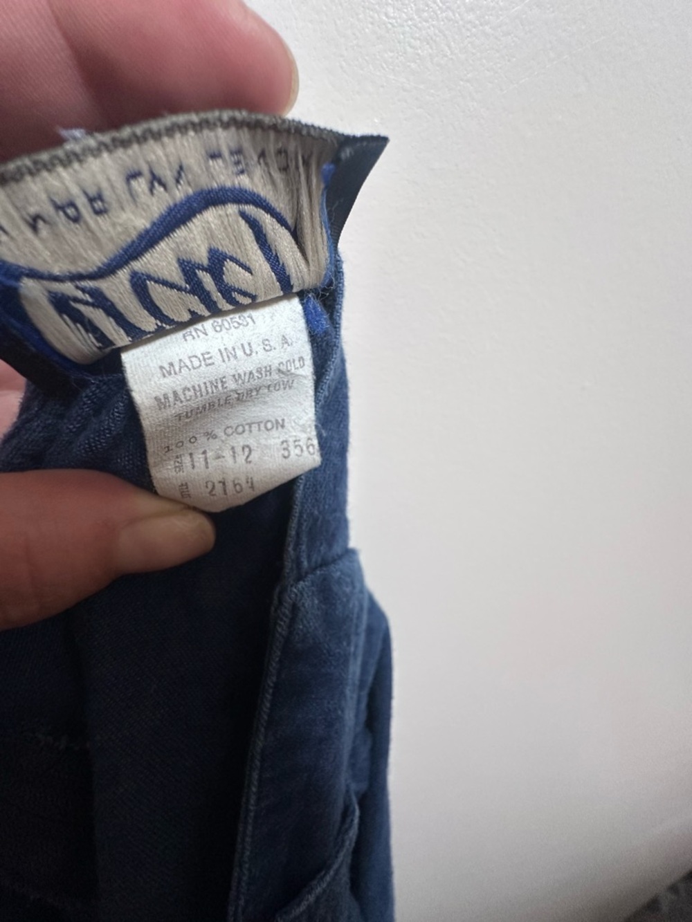 Vintage Circle T Cotton Denim Tiered Ruffle Midi Skirt, western boho - Picture 10 of 10